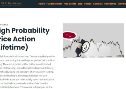 FX At One Glance - High Probability Price Action Video Course