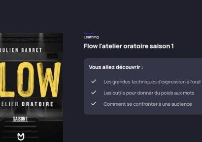 Flow l'atelier oratoire saison 1 Julien Barrew (Majelan)