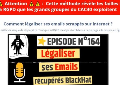 Légaliser ses emails récupérés sur internet