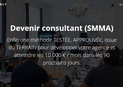 Formation SMMA devenir consultant de Valentin Hienly